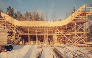 Äänekosken kirkko alkuvuodesta 1973